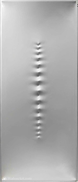 Untitled (500) — Enrico Castellani