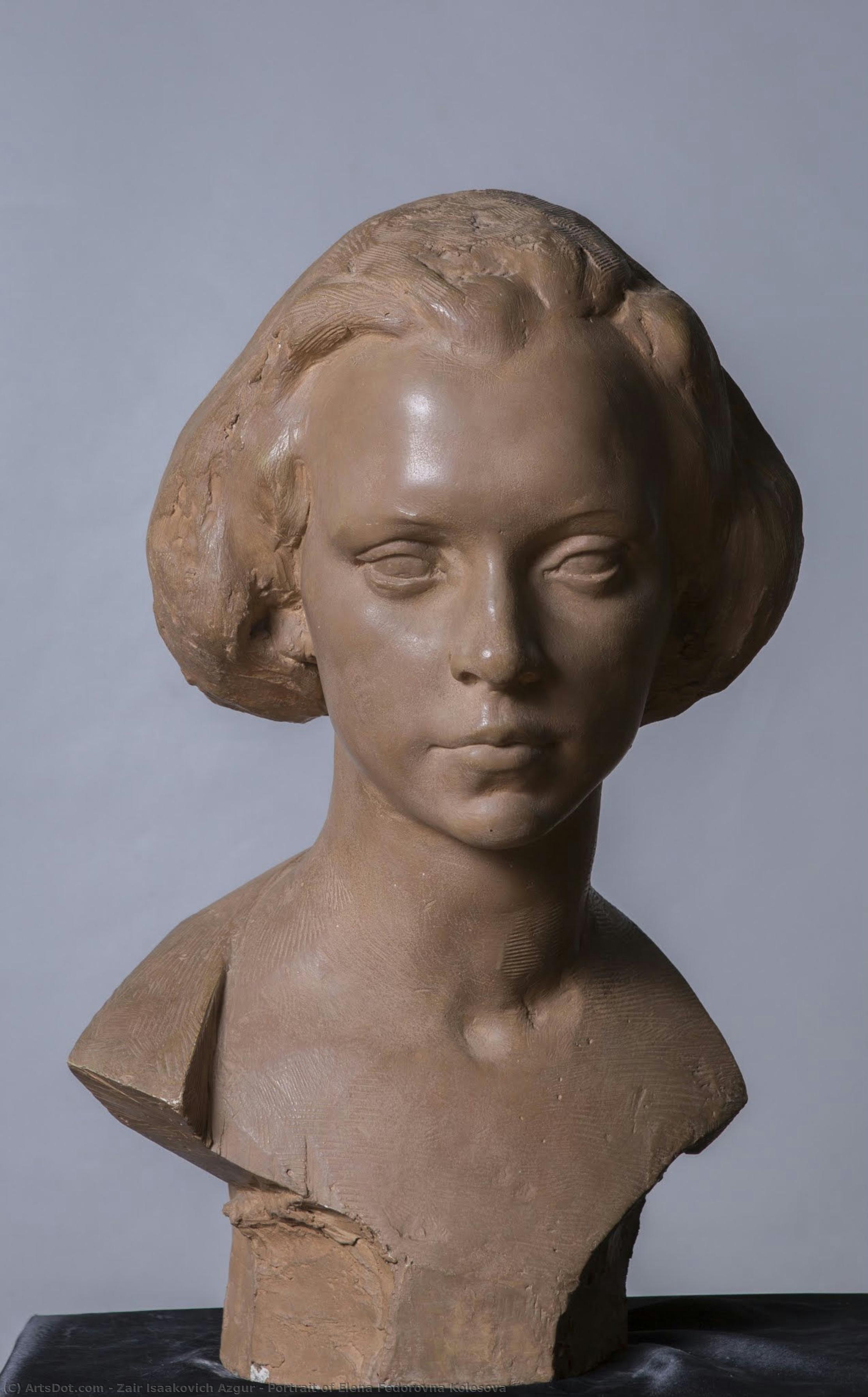 Portrait Of Elena Fedorovna Kolesova — Zair Azgur