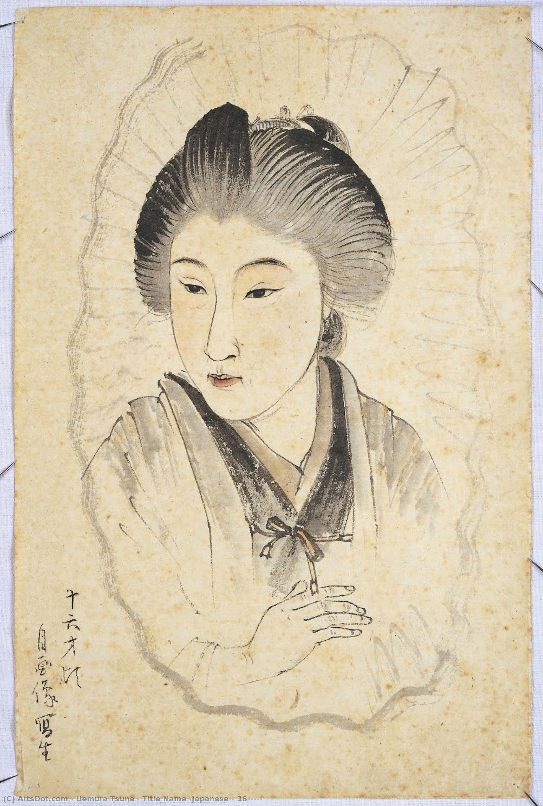 Title Name (japanese): 16歳の自画像 — Uemura Tsune