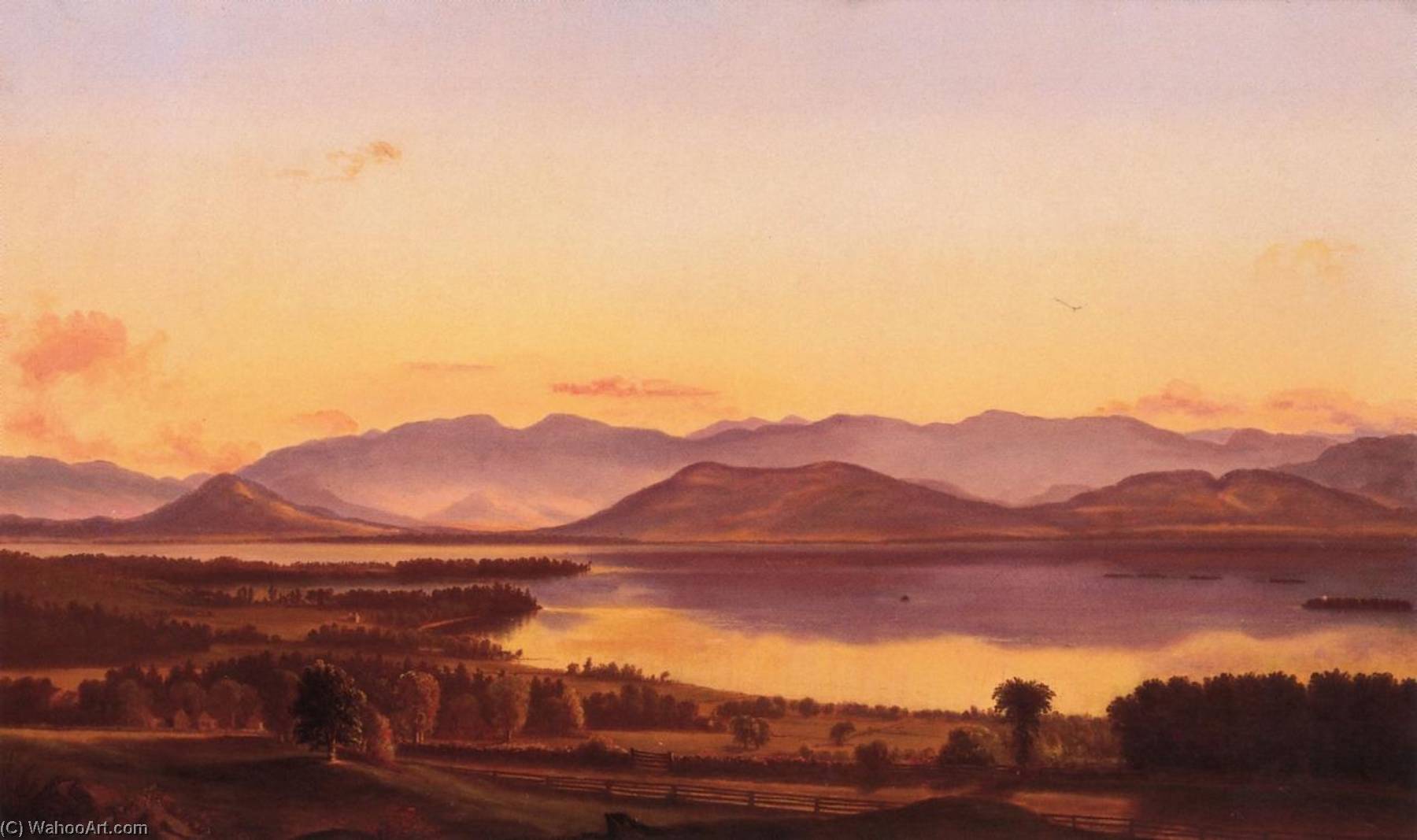 Lake Champlain And Burlington Bay — Carlos Luis Heyde