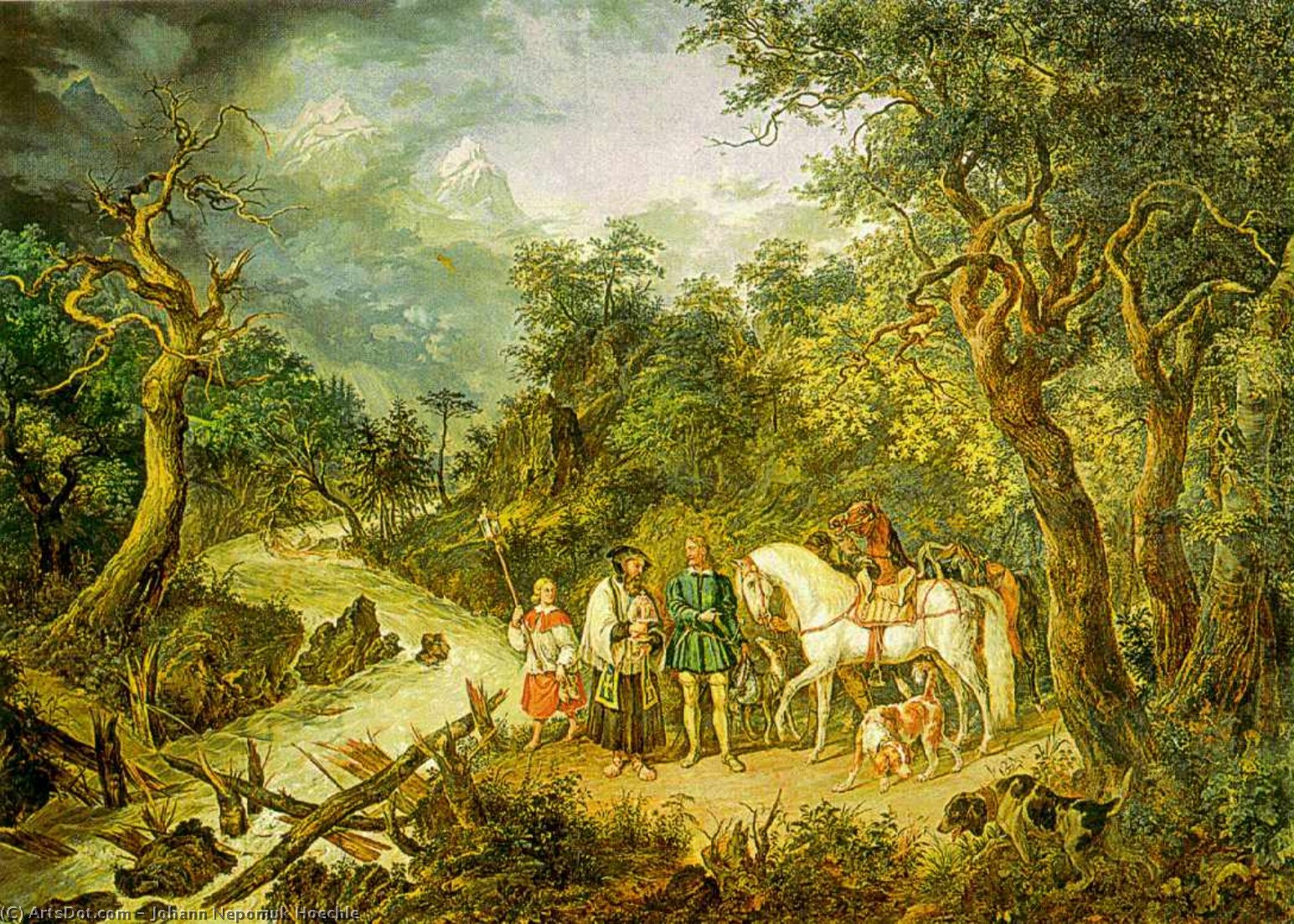 Rudolf Von Habsburg Und Der Priester — Johann Nepomuk Hoechle