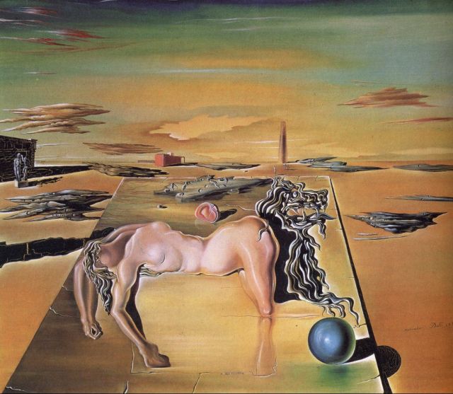 Invisible Sleeping Woman, 1930 — Salvador Dalí