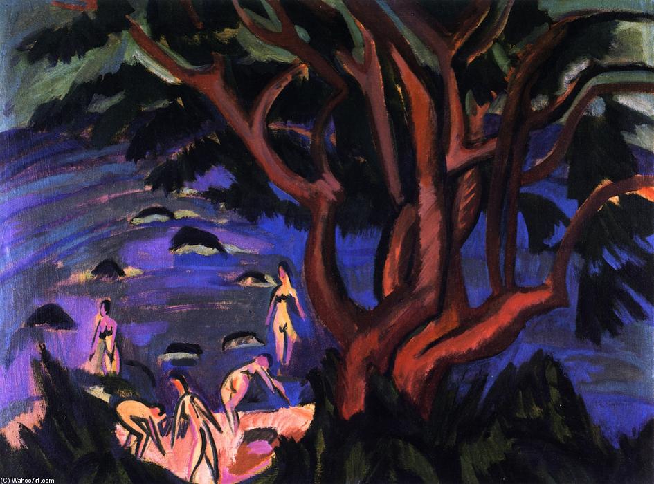 Roter Baum Am Strand — Ernst Ludwig Kirchner