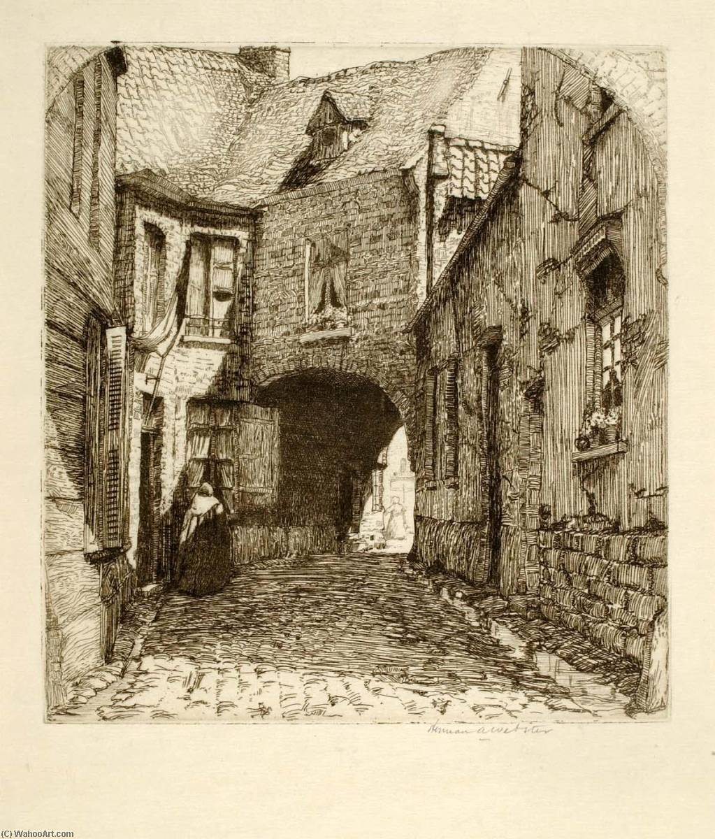 Old Butter Market, Bruges — Herman Armour Webster