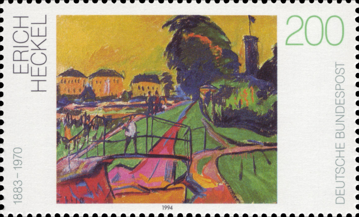 Landscape Near Dresden — Erich Heckel