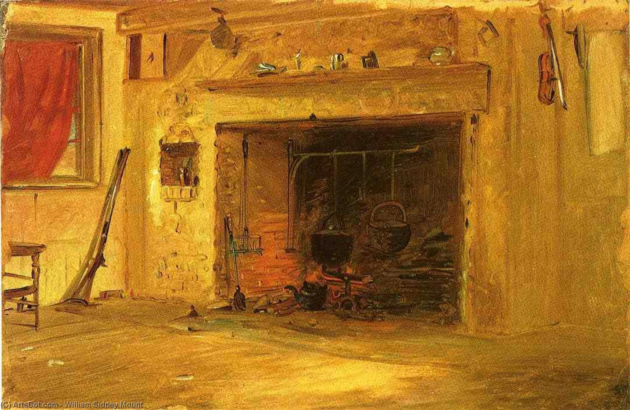 Kitchen In The Mount House, Stony Brook — Вильям Сидни Маут