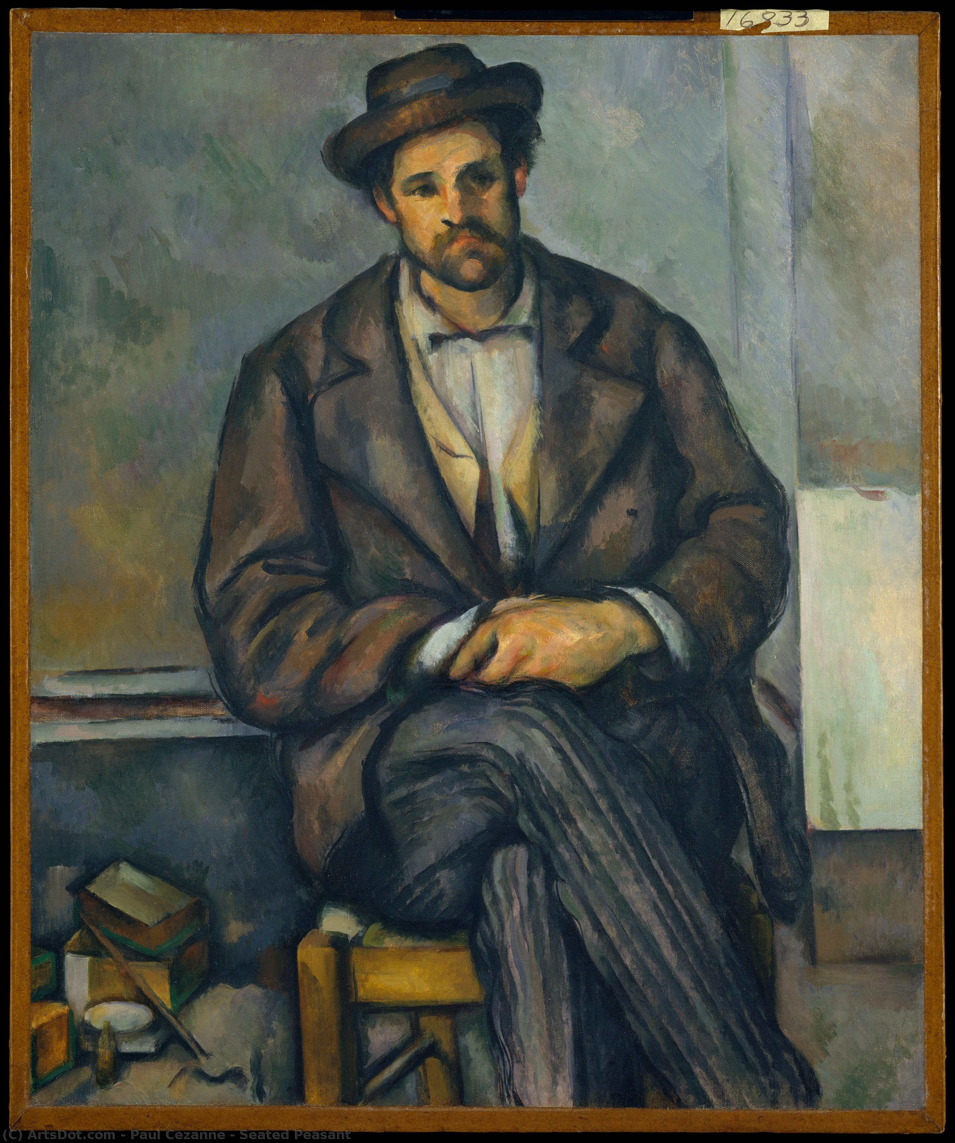 Seated Peasant — Поль Сезанн