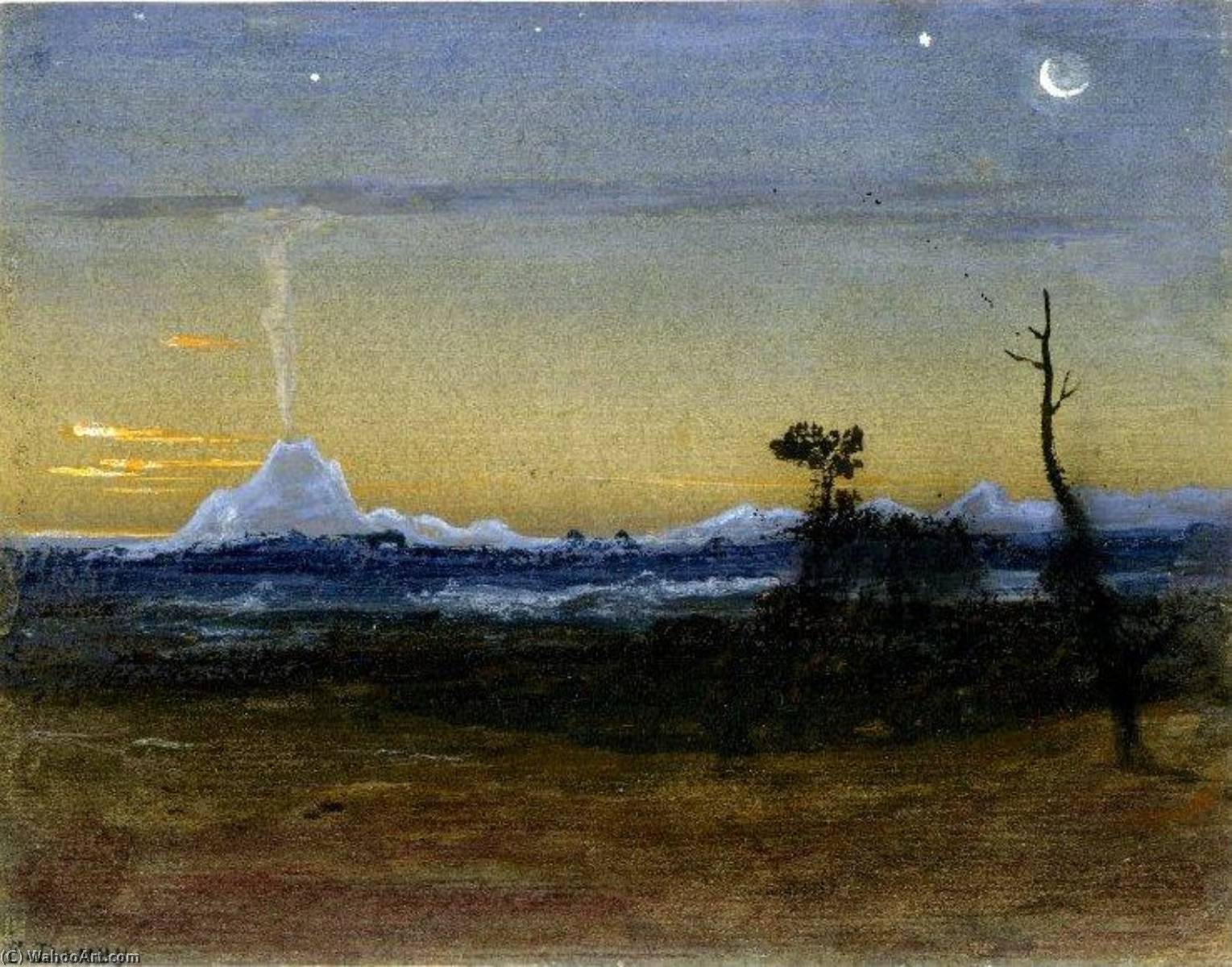 Mount Etna At Sunset — ジェームズ・フランシス・ダンビー