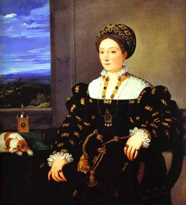 Portrait Of Eleonora Gonzaga Della Rovere — Tiziano