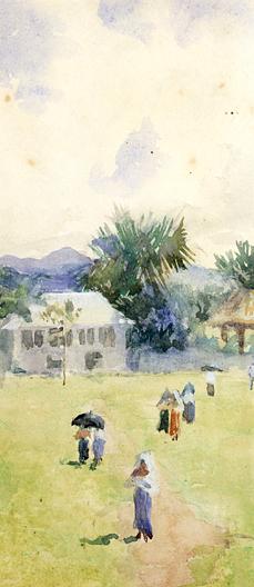 View From Governor's House, (painting) — Anna Huntington Stanley