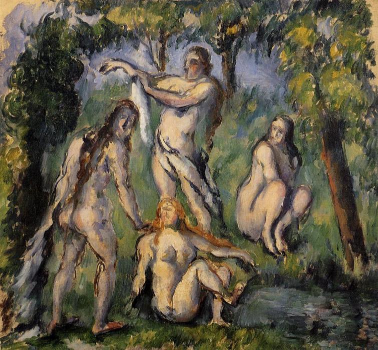 Four Bathers — Поль Сезанн