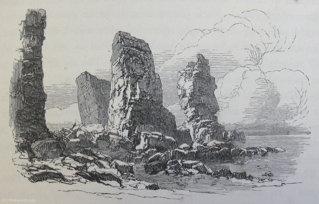 The Autelet Rocks, Sark — Paul Jacob Naftel