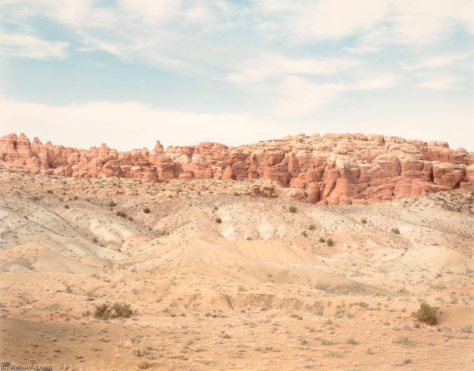 Garden Of Eden, Arches N.p. Utah, From The Portfolio Shadowless Places, Deserts Of The Southwest — Frank Di Perna