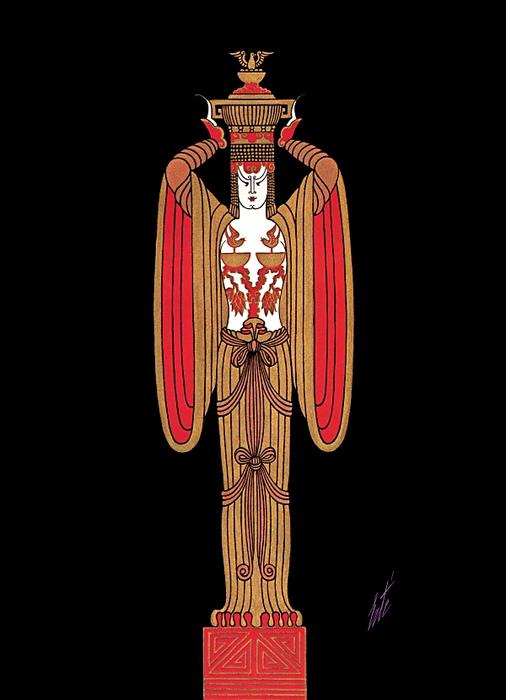 Gift-bearer, Aladdin — Erté