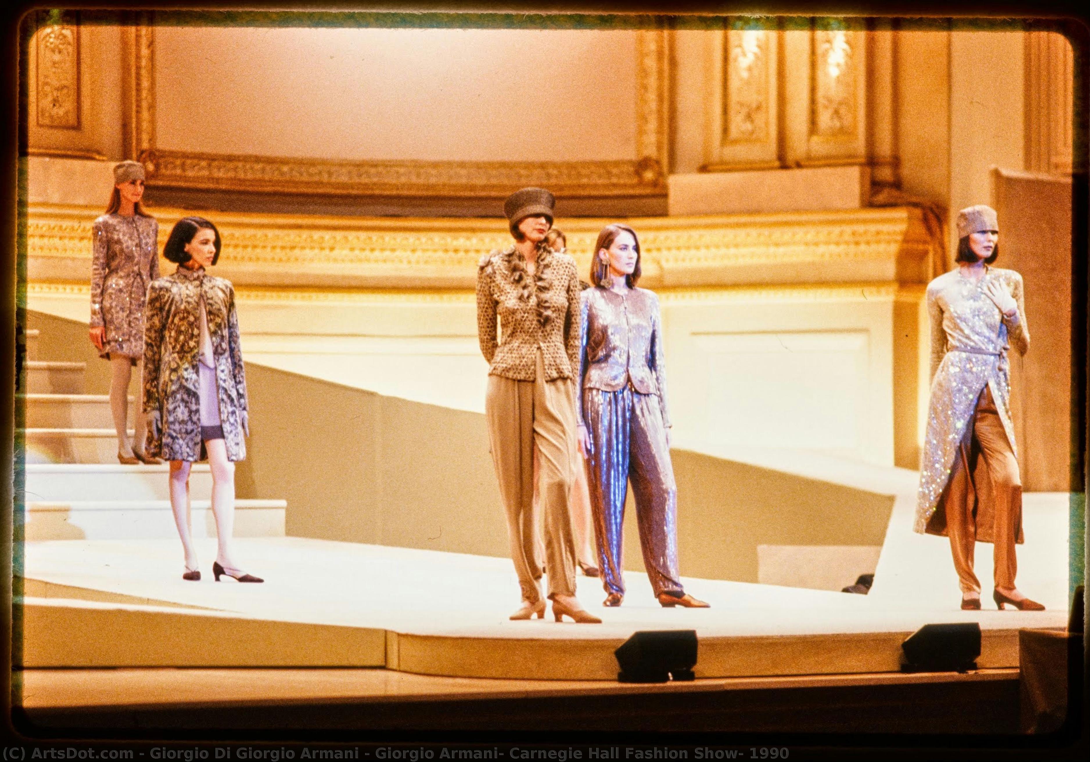 Giorgio Armani, Carnegie Hall Fashion Show, 1990 — Giorgio Di Giorgio Armani