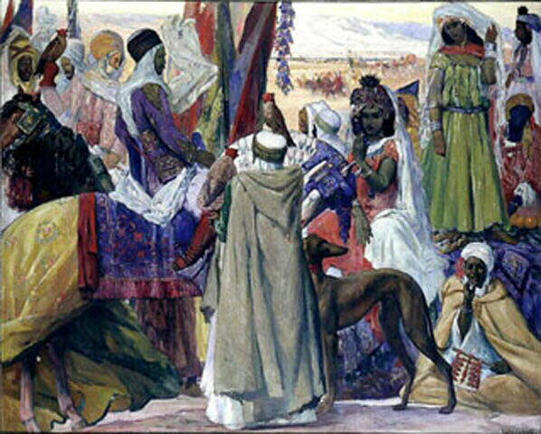 Jour De Fantasia À Biskra — Cabanes Louis