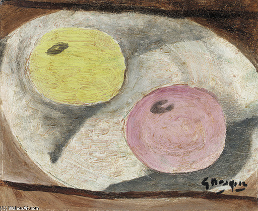 Still Life With Two Apples — ジョルジュ・ブラクエ
