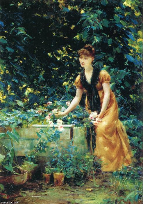 In The Garden — Francis Coates Jones