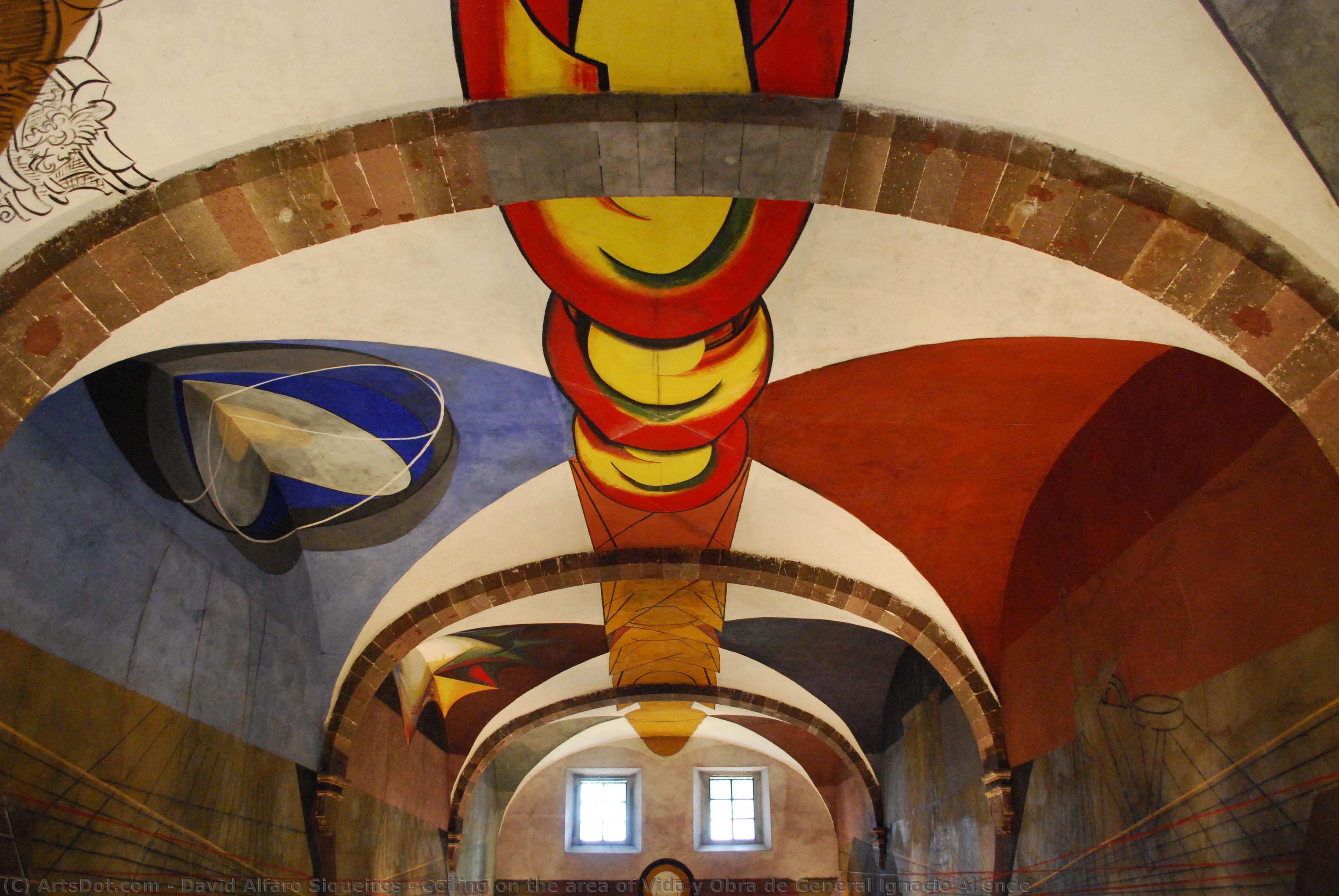 Ceiling On The Area Of Vida Y Obra De General Ignacio Allende — Давид Алфаро Сикеирос