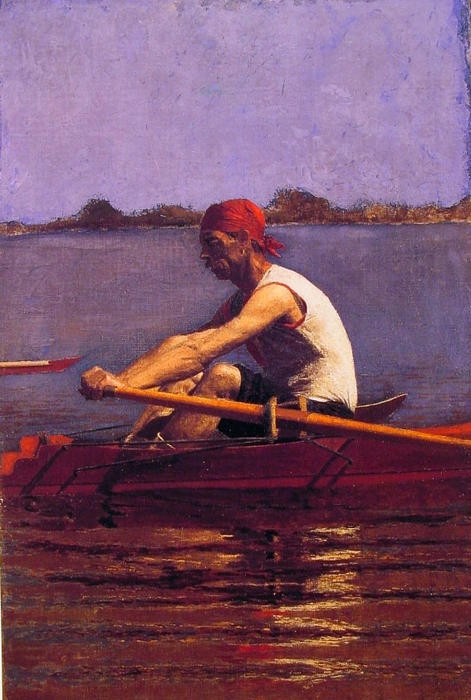John Biglin In A Single Scull — Томас Эйкинс