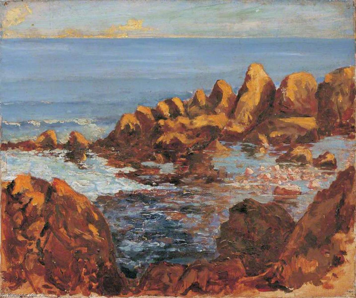 Rocks Near Cannes — Winston Spencer Churchill