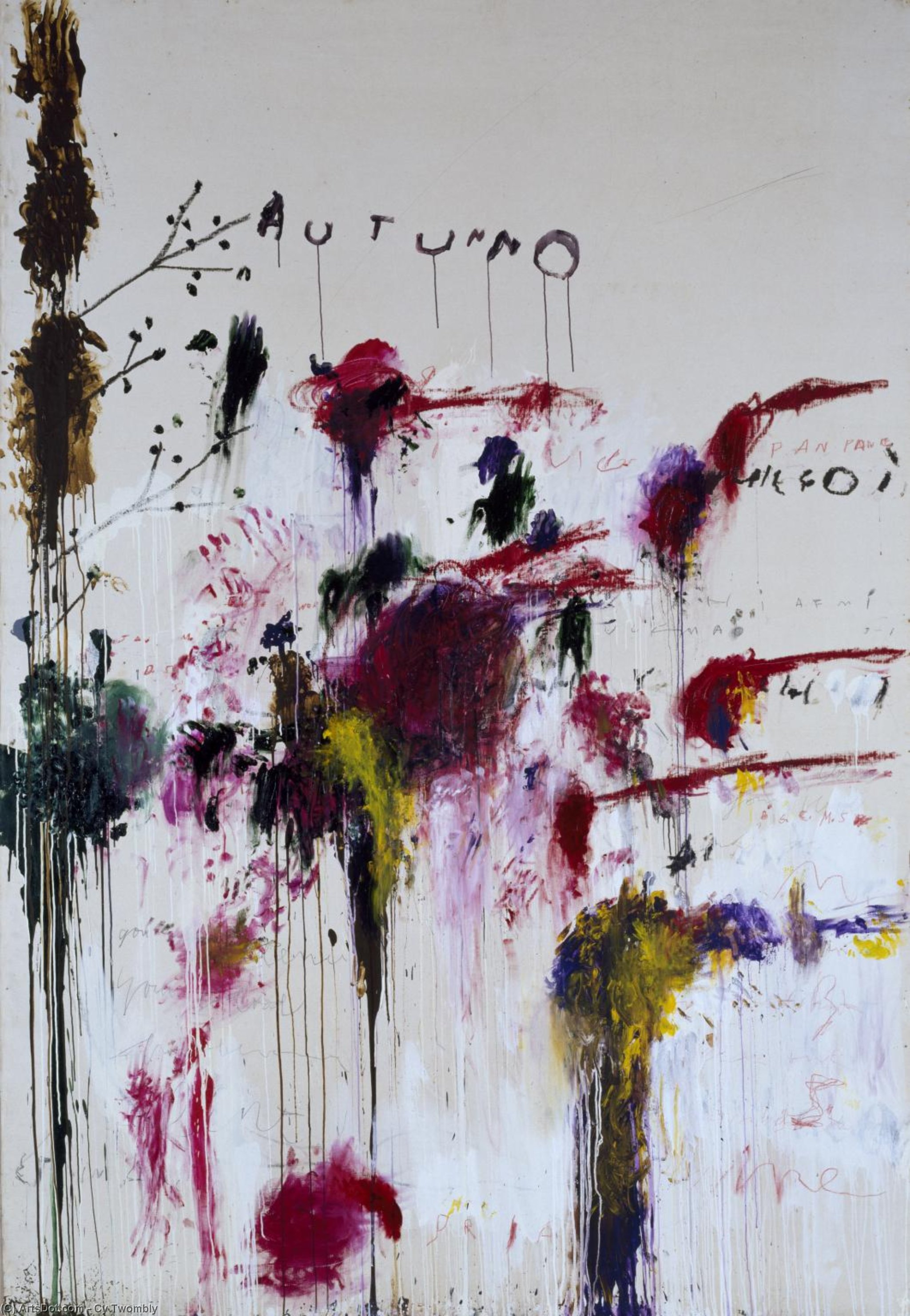 Quattro Stagioni, Autunno — Cy Twombly