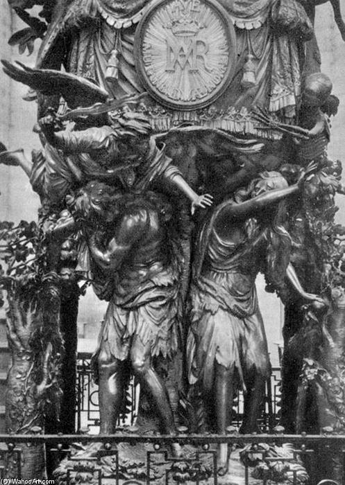 Adam And Eve Banished From Paradise (detail Of The Pulpit) — Hendrik Franciscus Verbruggen