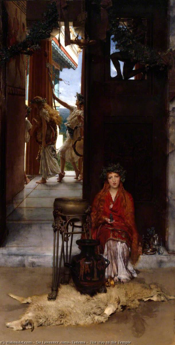 The Way To The Temple — Lourens Alma Tadema