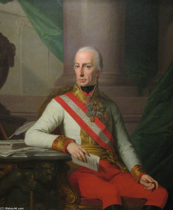 Porträt Des Kaisers Franz I. Von Osterreich, Im Besitz Des Heeresgeschichtlichen Museums. — José Kreutzinger