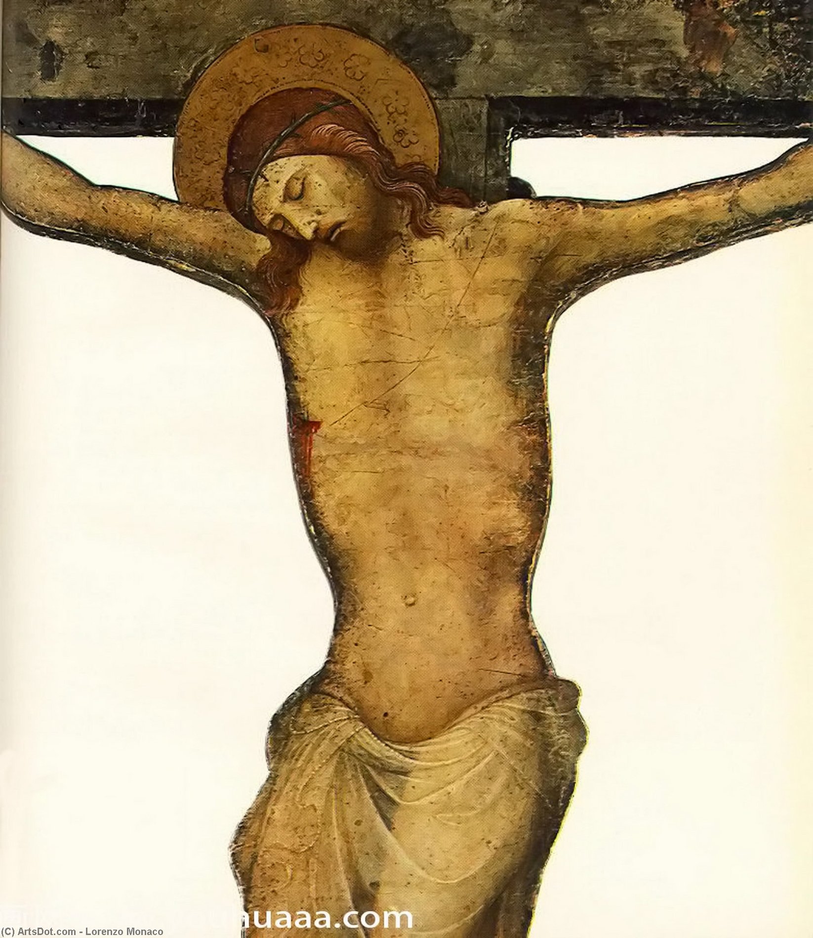 Cut-out Crucifix (detail) — Lorenzo Monaco