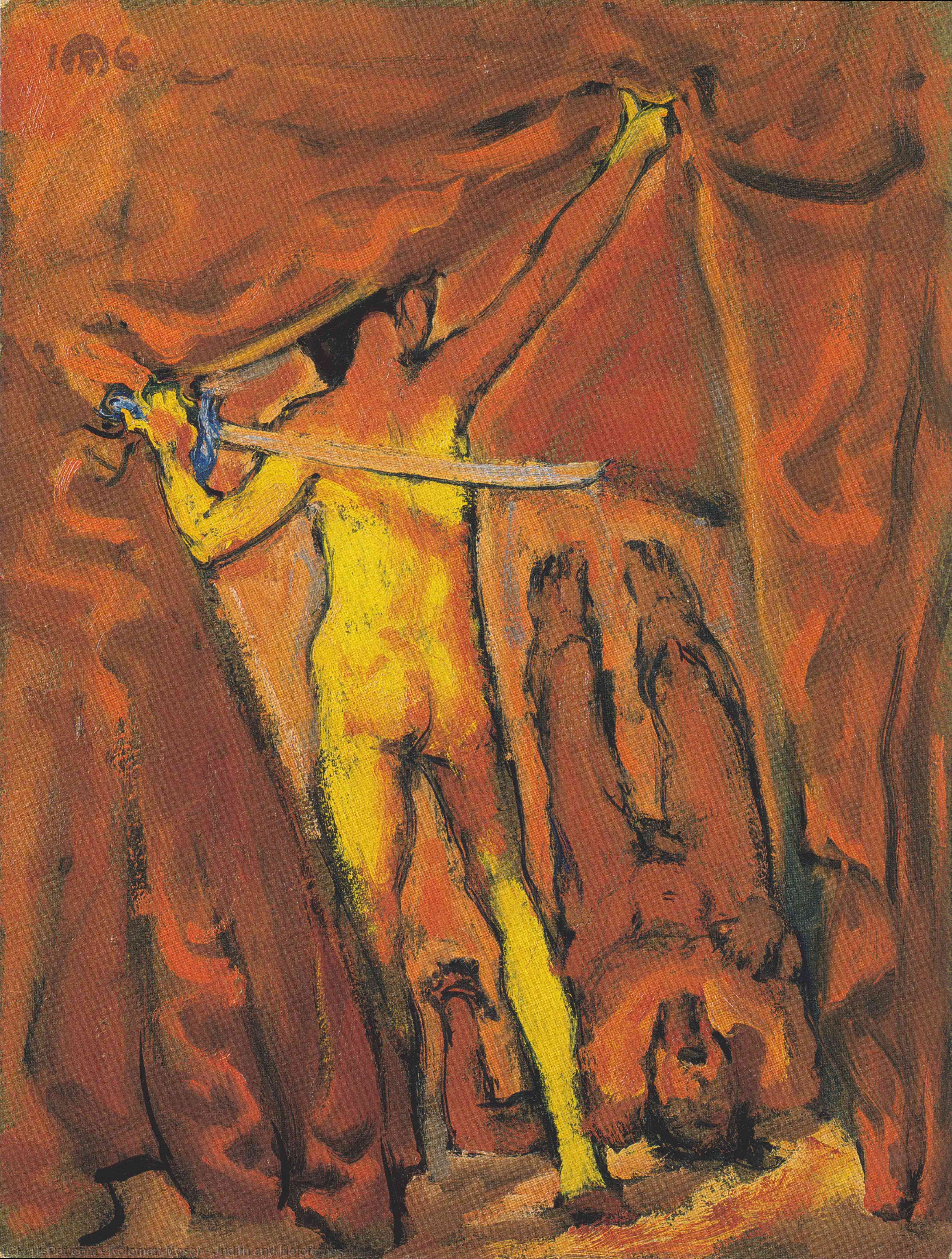 Judith And Holofernes — Коломан Мозер