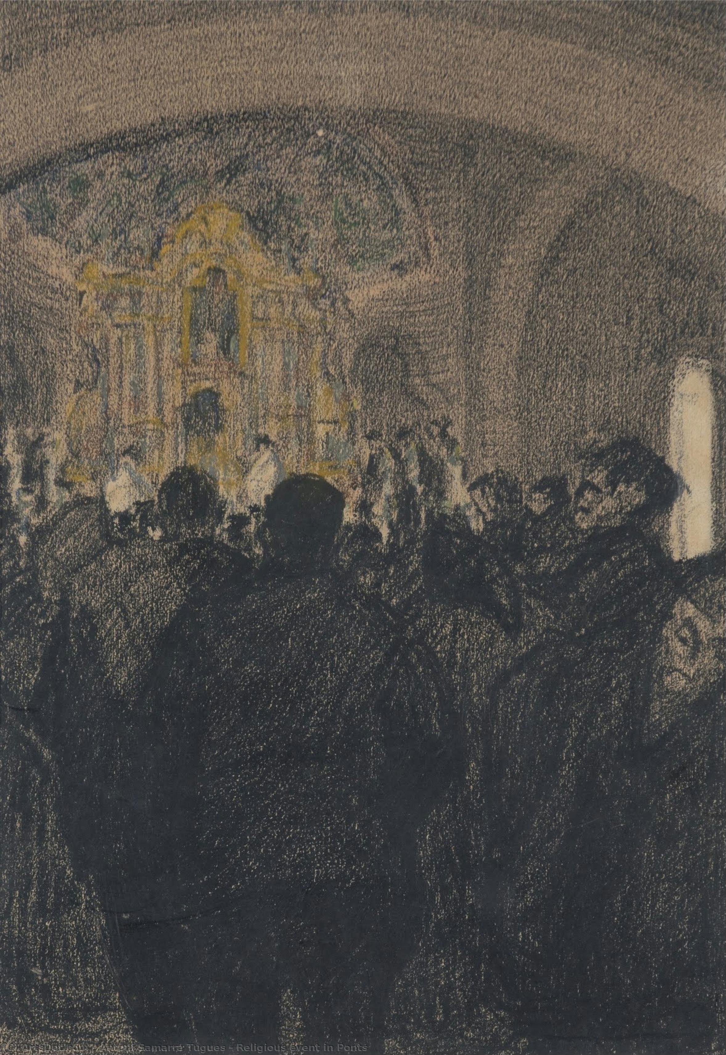 Religious Event In Ponts — Antoni Samarra Tugues