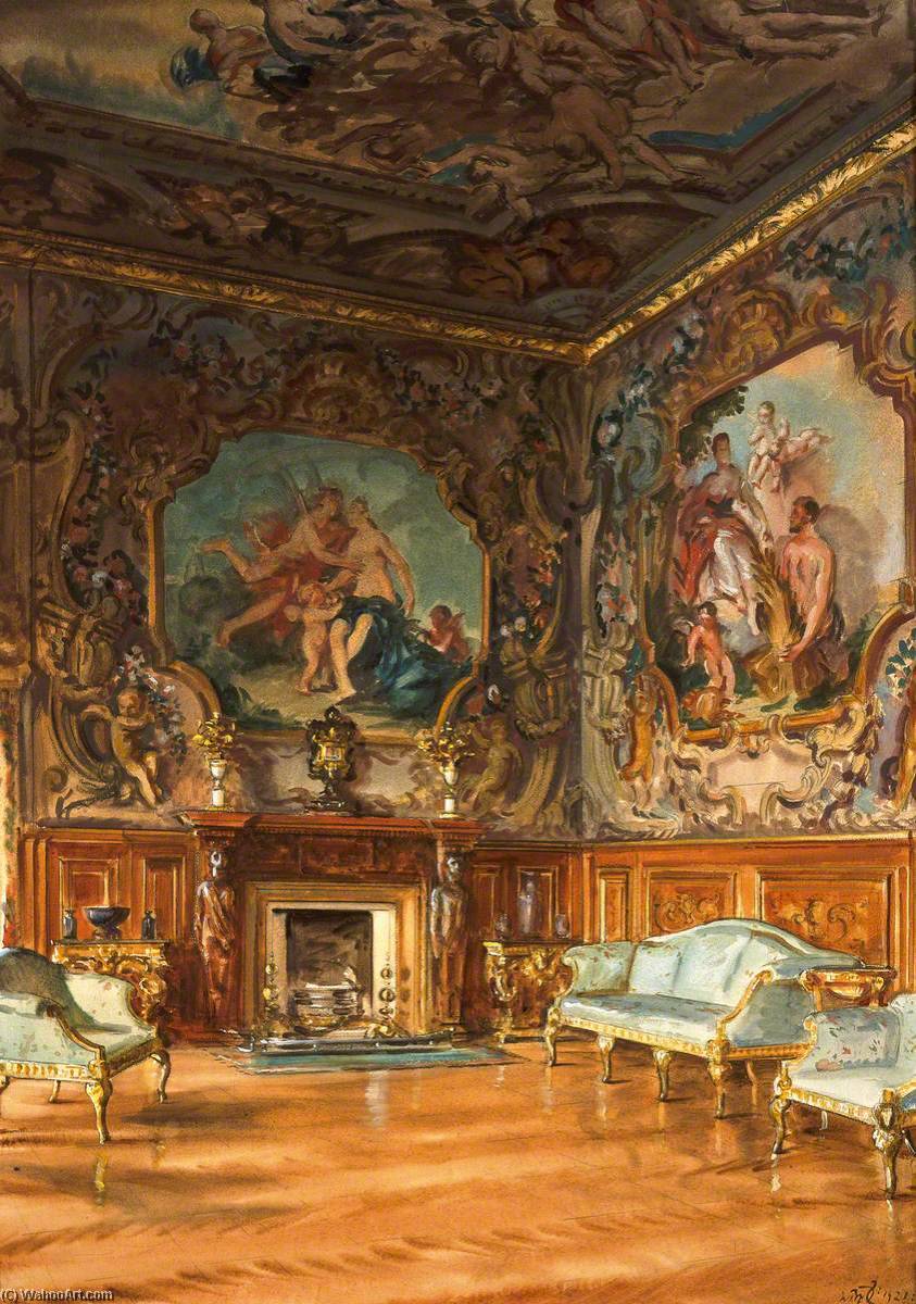 The Saloon, Moor Park, Hertfordshire — William Bruce Ellis Ranken