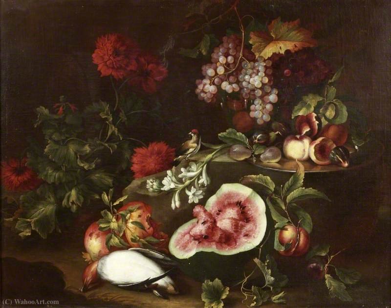 Fruit, Flowers And Birds — Michele Pace Del Campidoglio