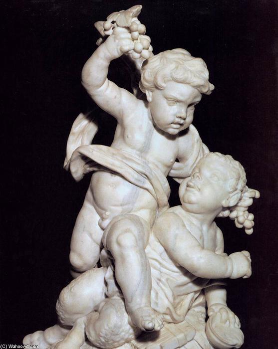 Playful Faun And Satyr — Giuseppe Piamontini