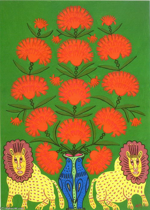 Dear Cosmonauts, I Give You These Red Poppies — Marija Primachenko