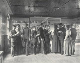 Agriculture Studying Commercial Plant Foods — Frances Benjamin Johnston