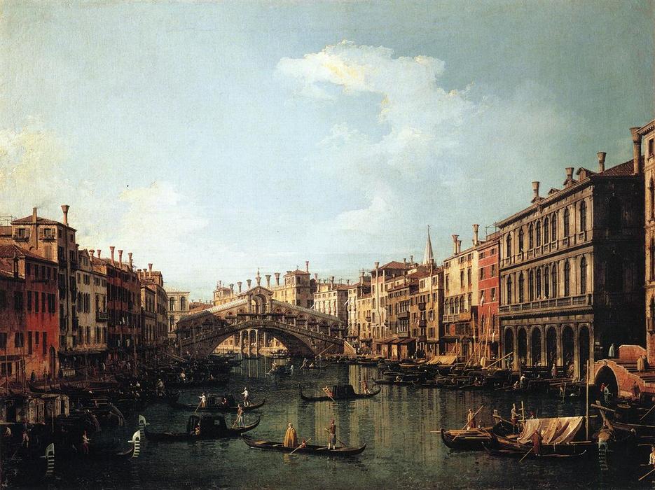 Rialto Bridge From The South — Canaletto