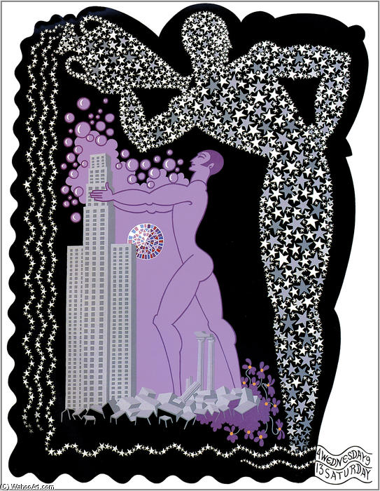 The Zodiac, Aquarius — Erté