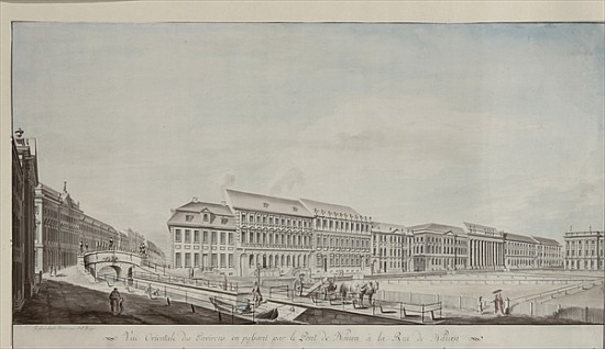 West Aspect Of Wilhelmsplatz, C.1773 — Andreas Ludwig Kruger