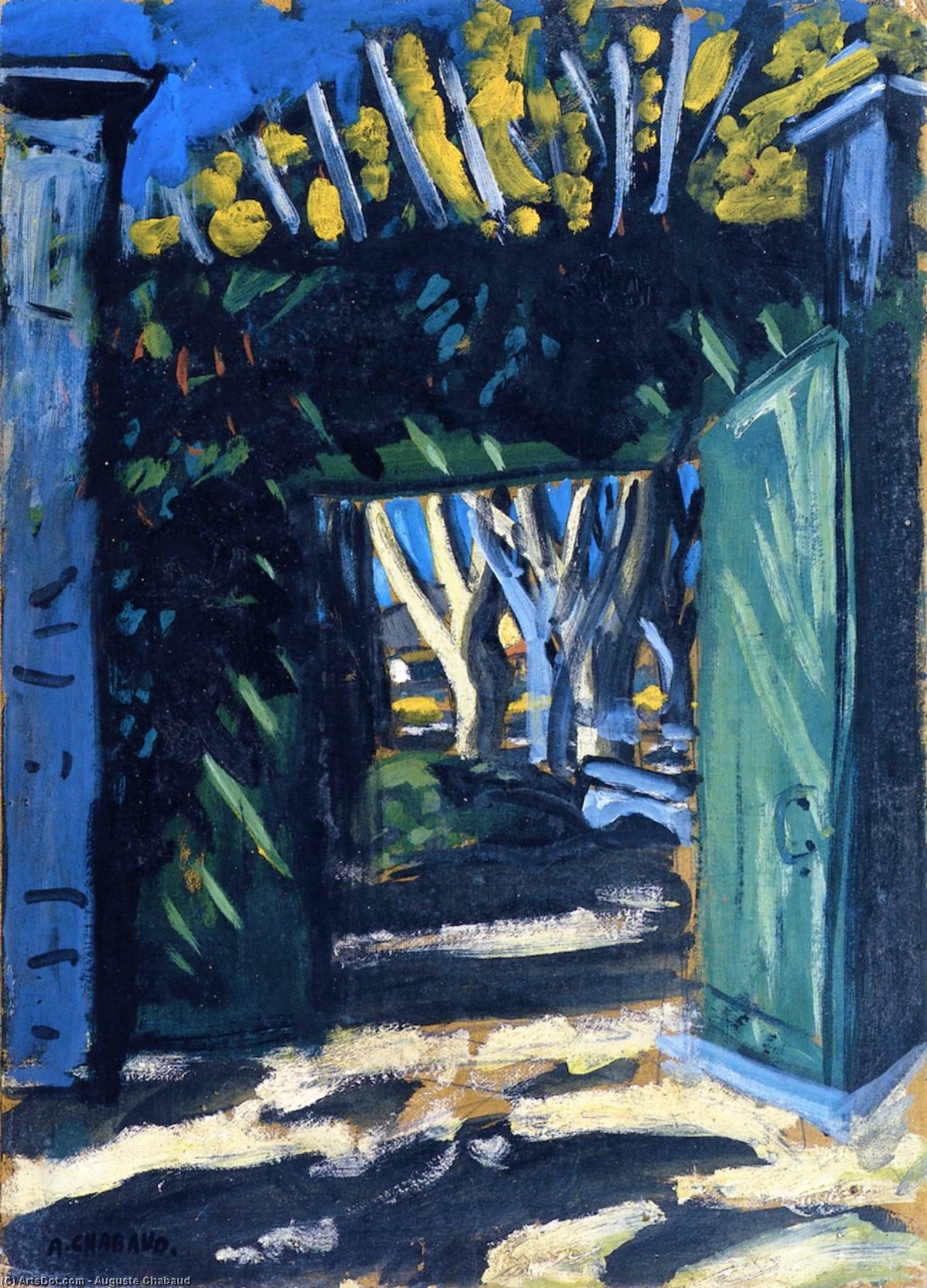 The Green Gate — Огюст Шабо