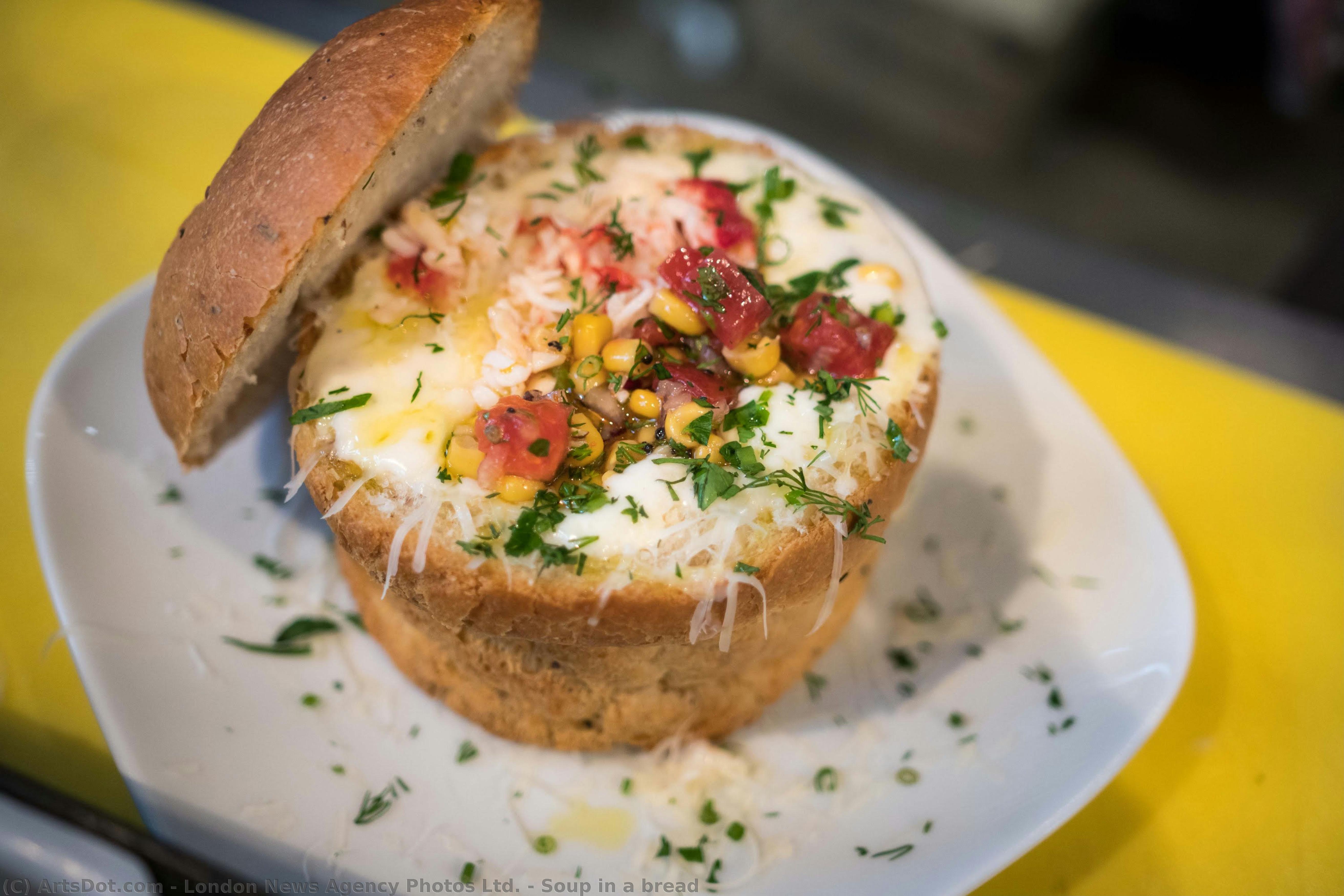 Soup In A Bread — London News Agency Photos, Ltd