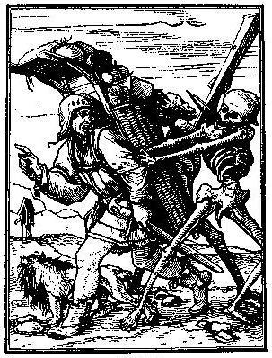 Muerte Y El Peregrino — Hans Holbein El Joven