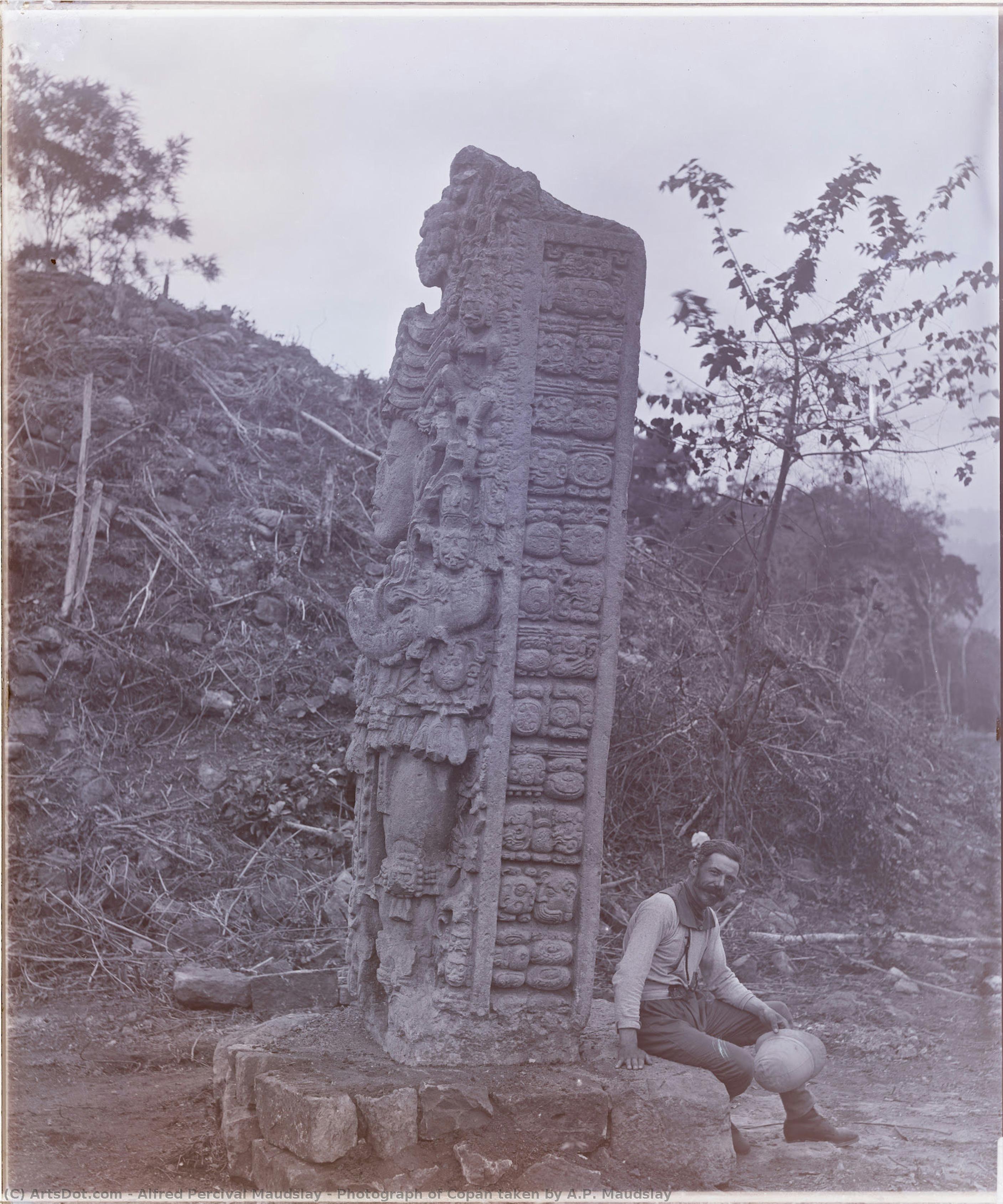 Photograph Of Copán Taken By A.p. Maudslay — Alfred Percival Maudslay