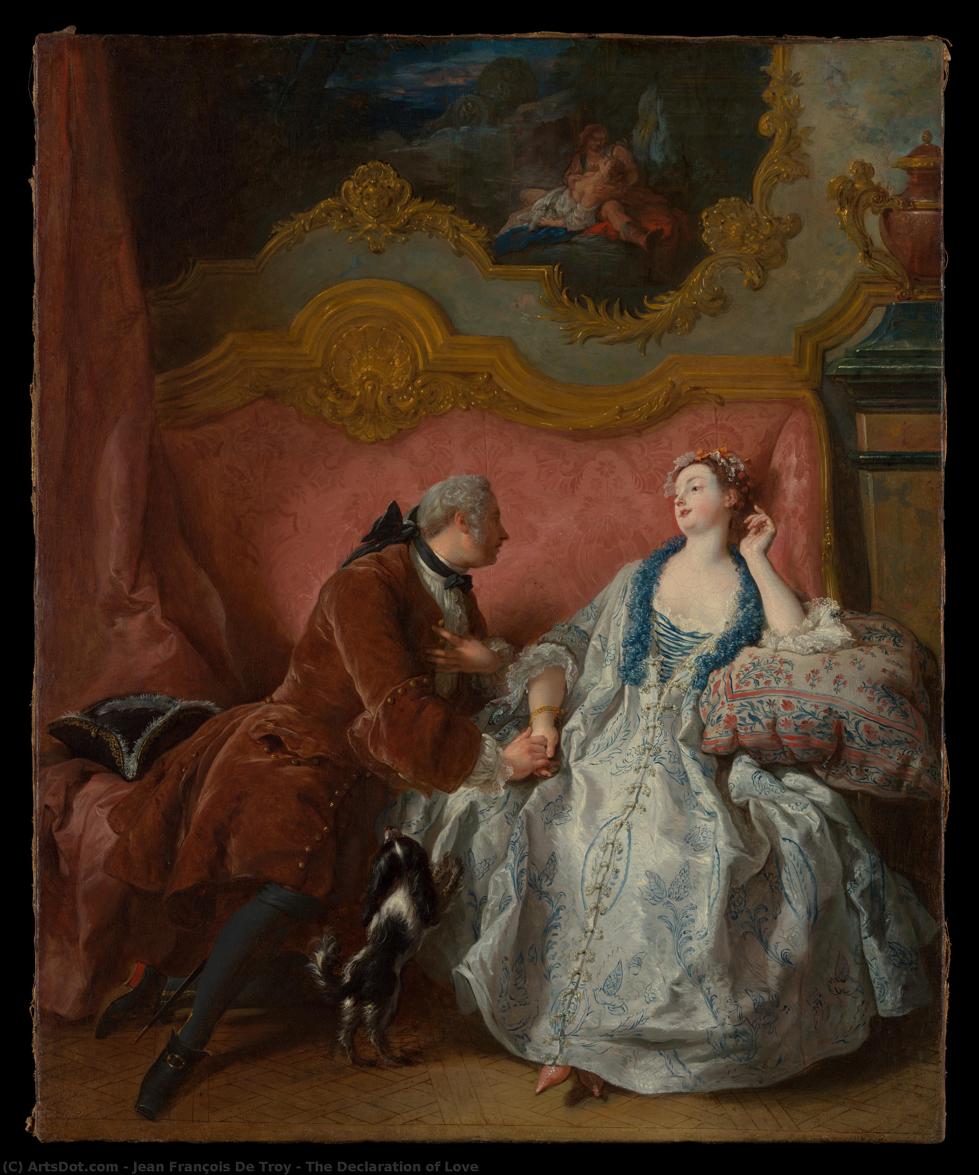 Die Erklärung Der Liebe — Jean François De Troy