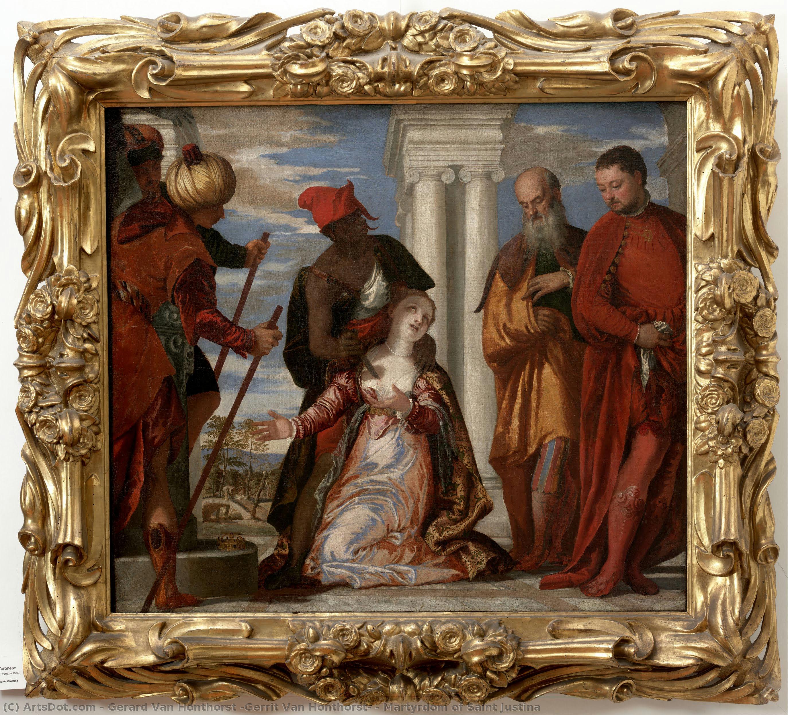 Martyrdom Of Saint Justina — Gerard Van Honthorst