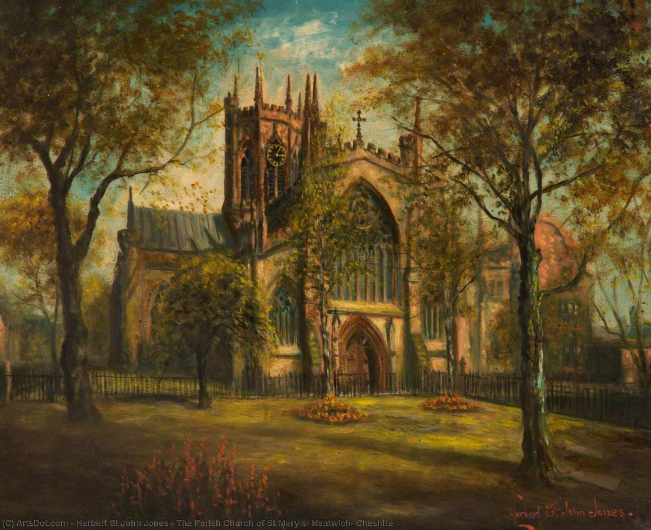 The Parish Church Of St Mary's, Nantwich, Cheshire — Herbert St John Jones