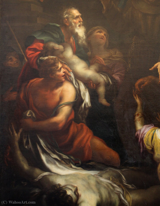 Miracle Of Blessed Savior From Horta, Genoa — Domenico Piola