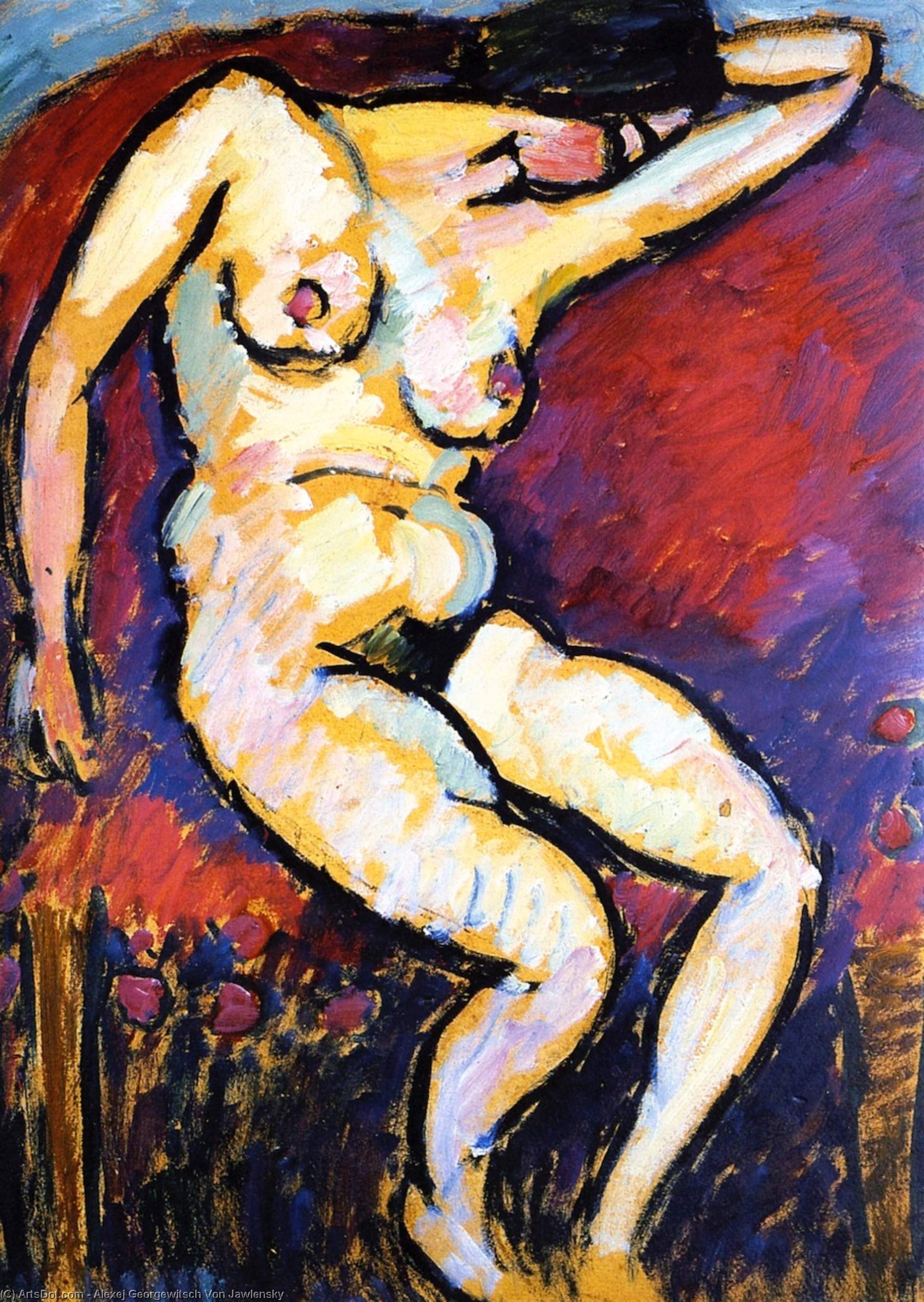 Sleeping Woman — Alexej Von Jawlensky