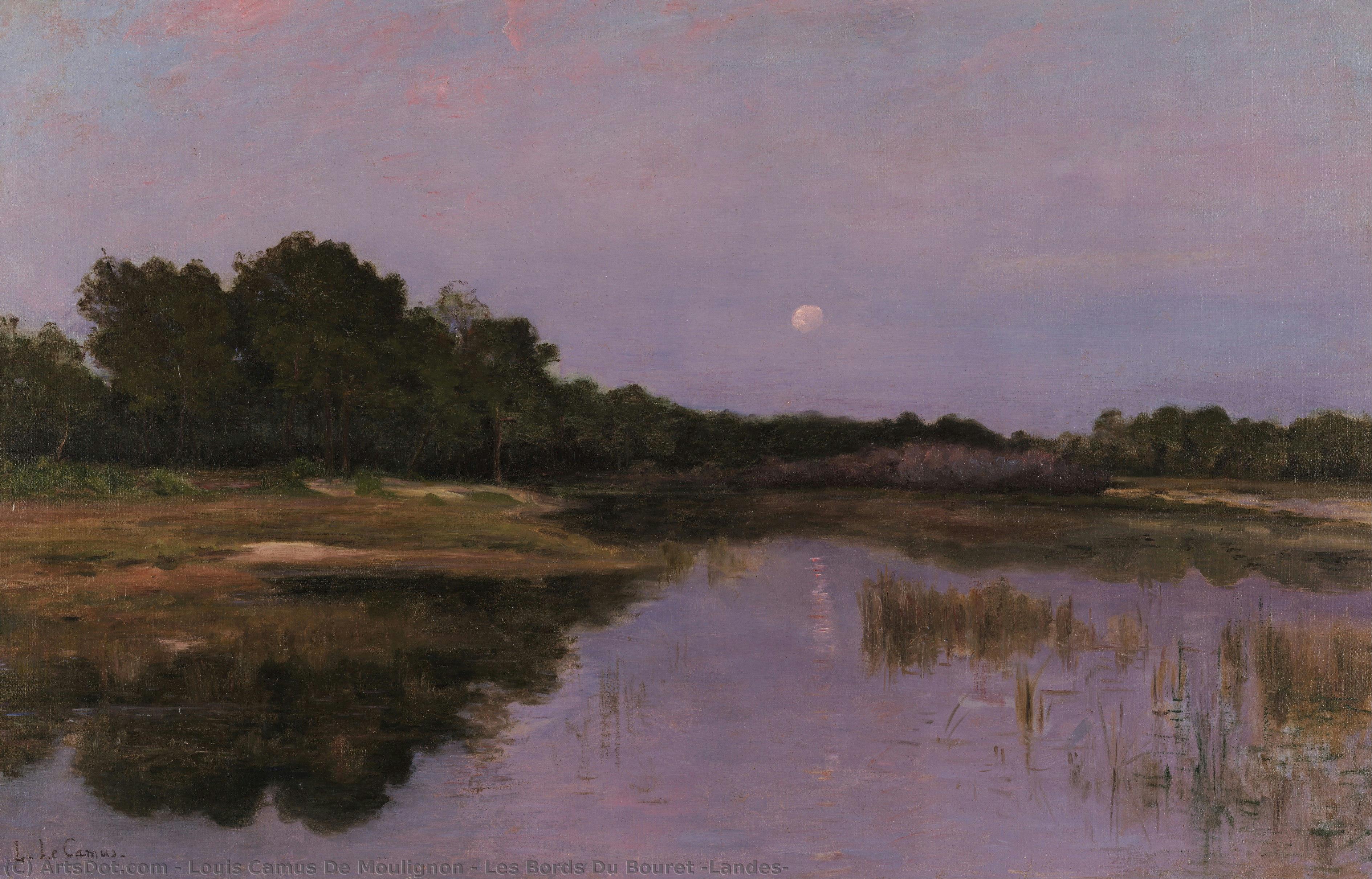 Les Bords Du Bouret (landes) — Louis Camus De Moulignon
